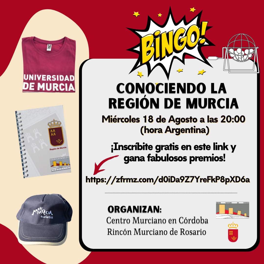En este momento estás viendo GRAN BINGO «CONOCIENDO LA REGIÓN DE MURCIA